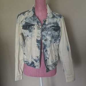 Bullhead Denim Tie Dyed Jean Jacket